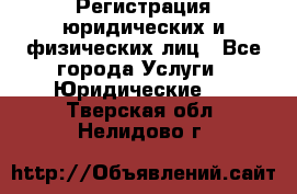 Регистрация юридических и физических лиц - Все города Услуги » Юридические   . Тверская обл.,Нелидово г.